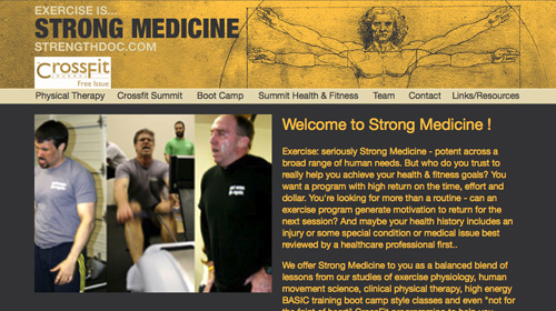 StrengthDoc.com homepage