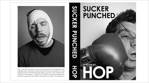 Jacket design for movie prop, a book called Sucker Punched