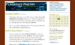 FlagstaffPoetry.com, John R Kofonow Web Design, Flagstaff, Arizona